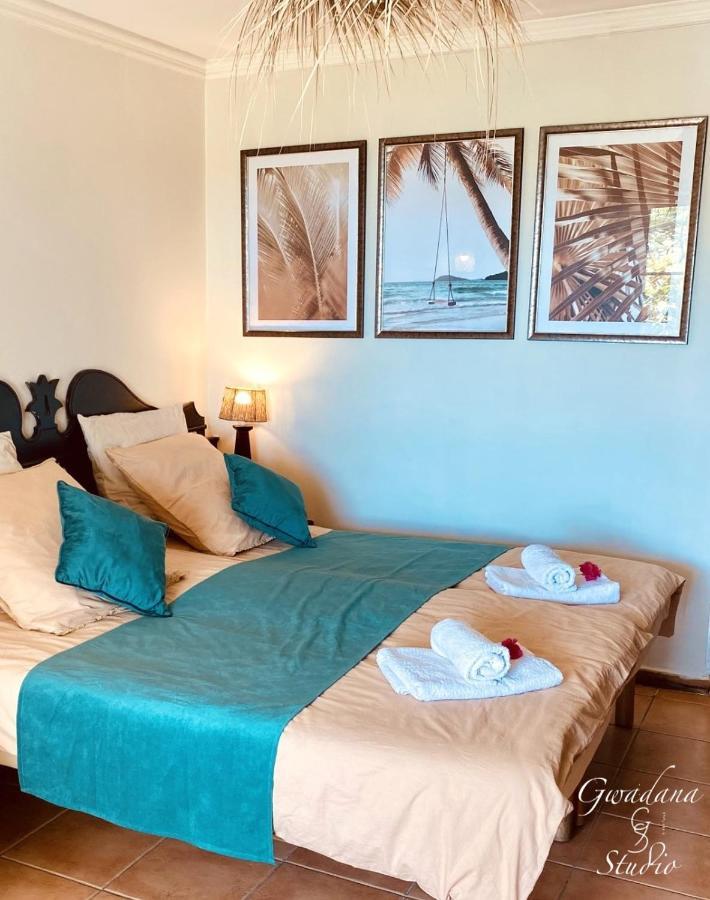 Acces Direct Plage, Vue Mer D'Exception, Les Gwada Studios, Village Vacances Sainte-Anne  Buitenkant foto