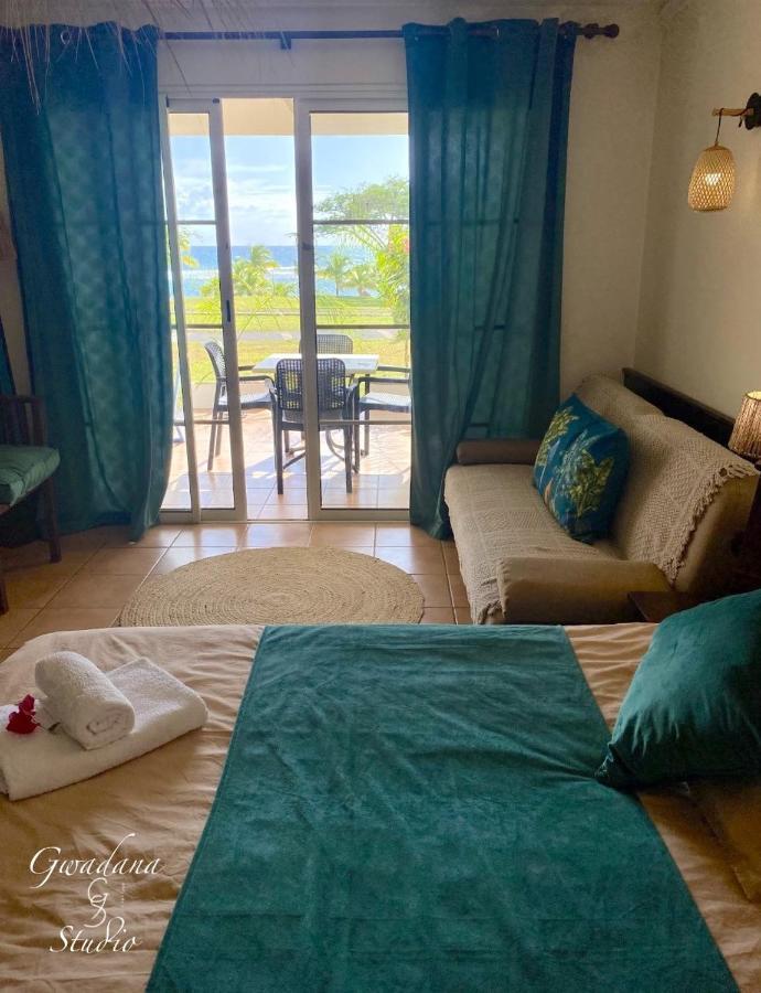 Acces Direct Plage, Vue Mer D'Exception, Les Gwada Studios, Village Vacances Sainte-Anne  Buitenkant foto