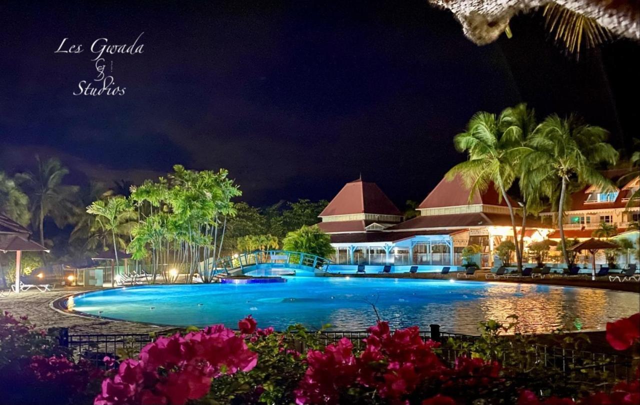 Acces Direct Plage, Vue Mer D'Exception, Les Gwada Studios, Village Vacances Sainte-Anne  Buitenkant foto